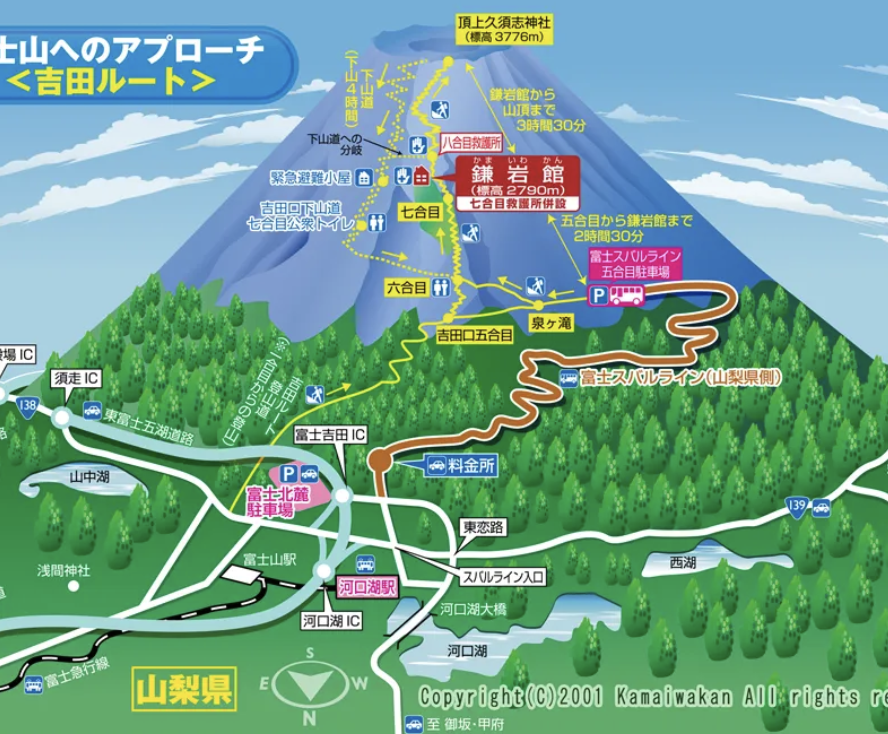 富士山にのぼります！